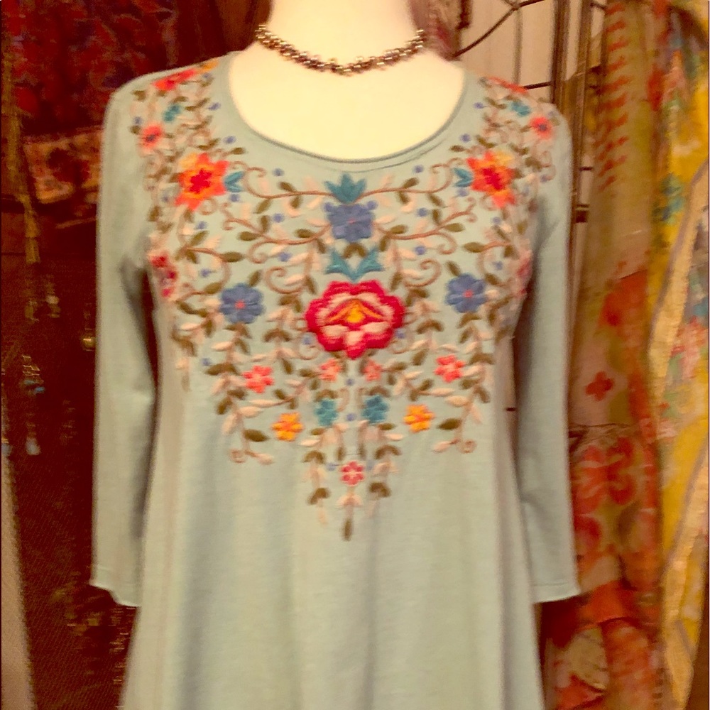 Knit Johnny Was tunic